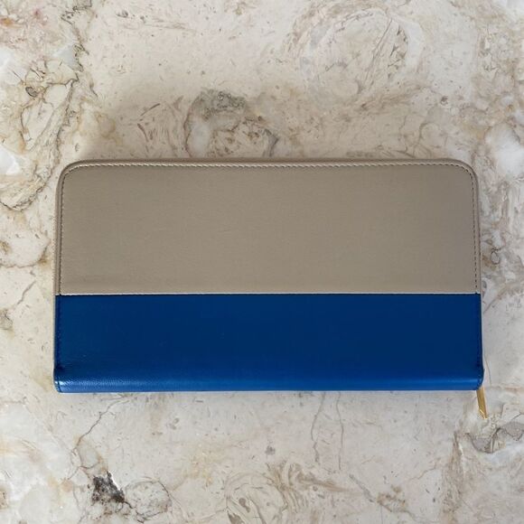 CELINE Bicolor Leather Zippy Zip Around Long Wallet - Picture 4 of 13